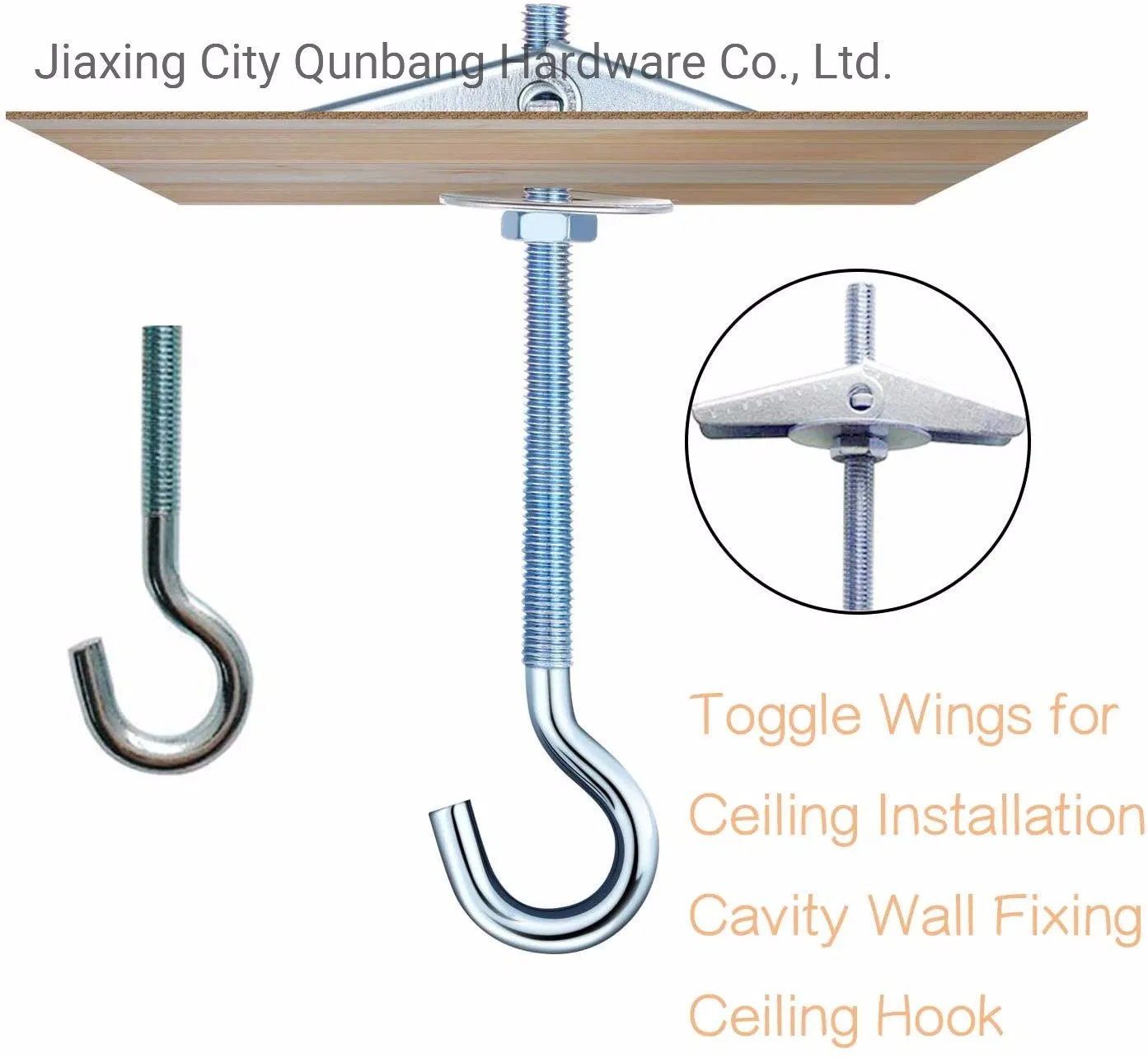 Анкер-бабочка QBH для гипсокартона