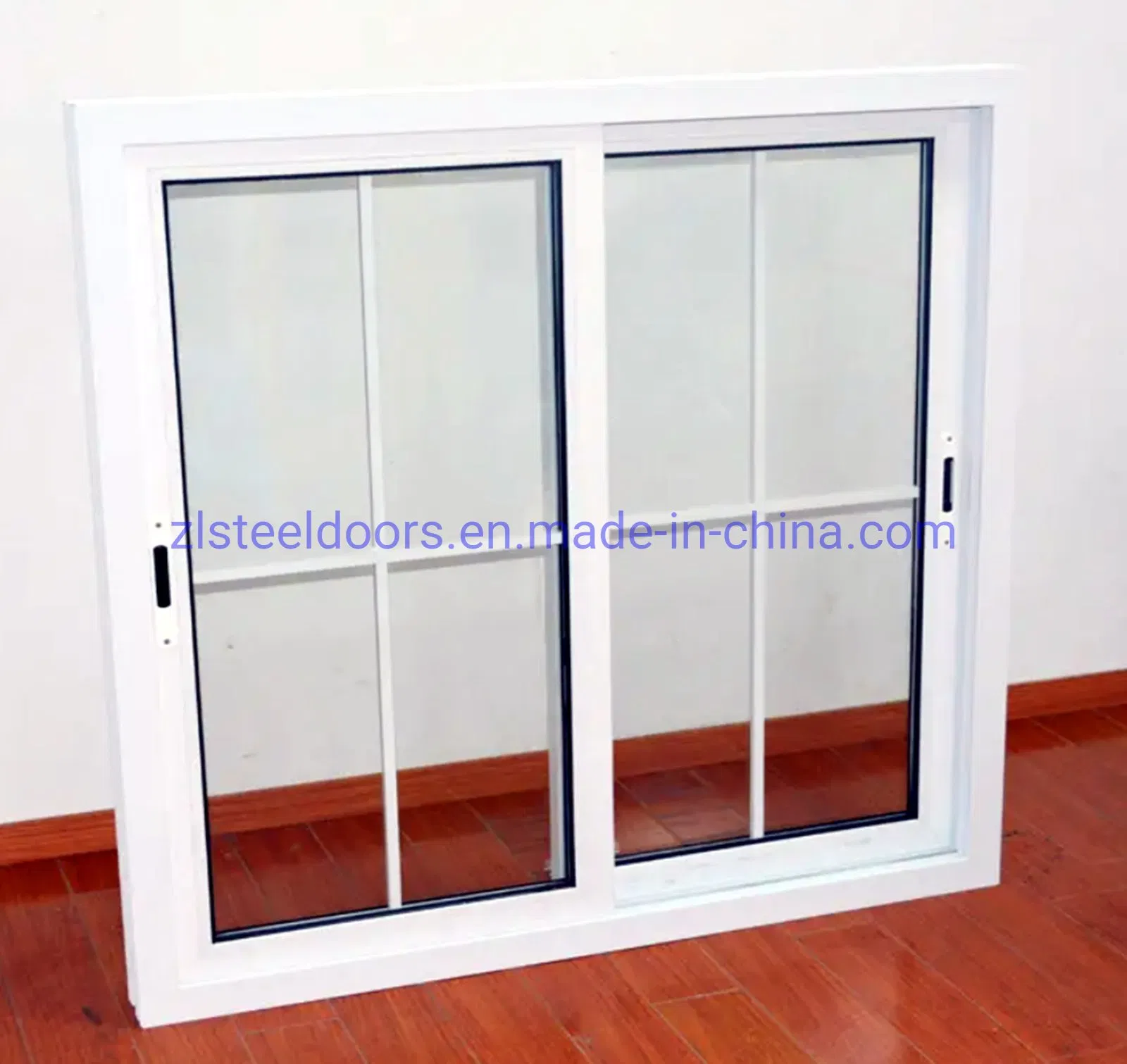 White PVC Sliding Window Price Double Glazed UPVC Sliding Windows