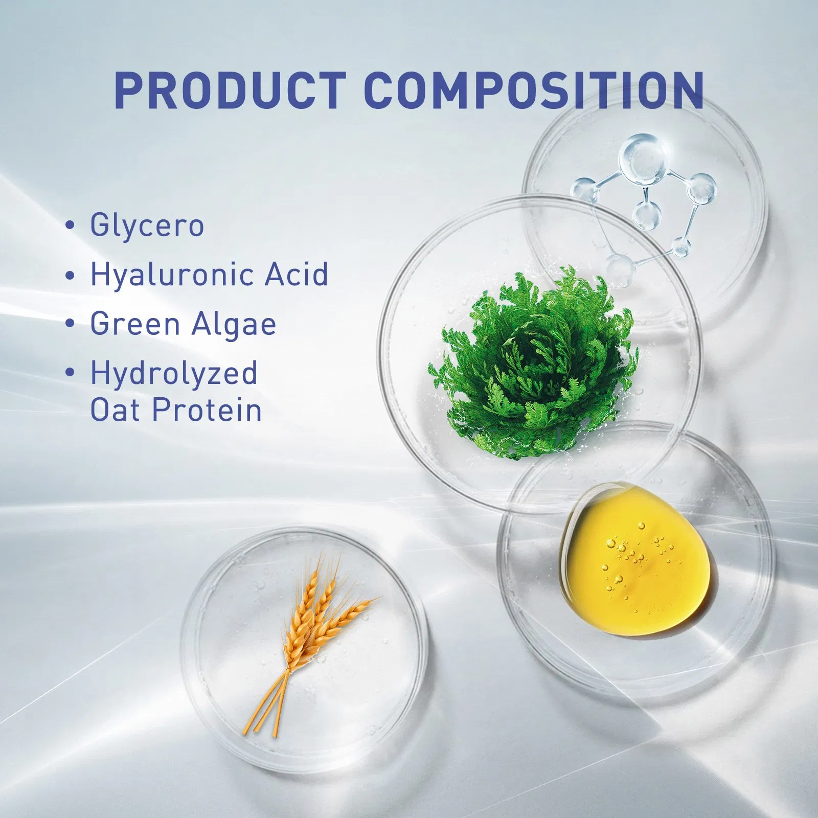 Customize Logo Organic Protein Green Algae Rapid Grow Eyelash Moisturizer Eye Lash Enhancer Growth Serum