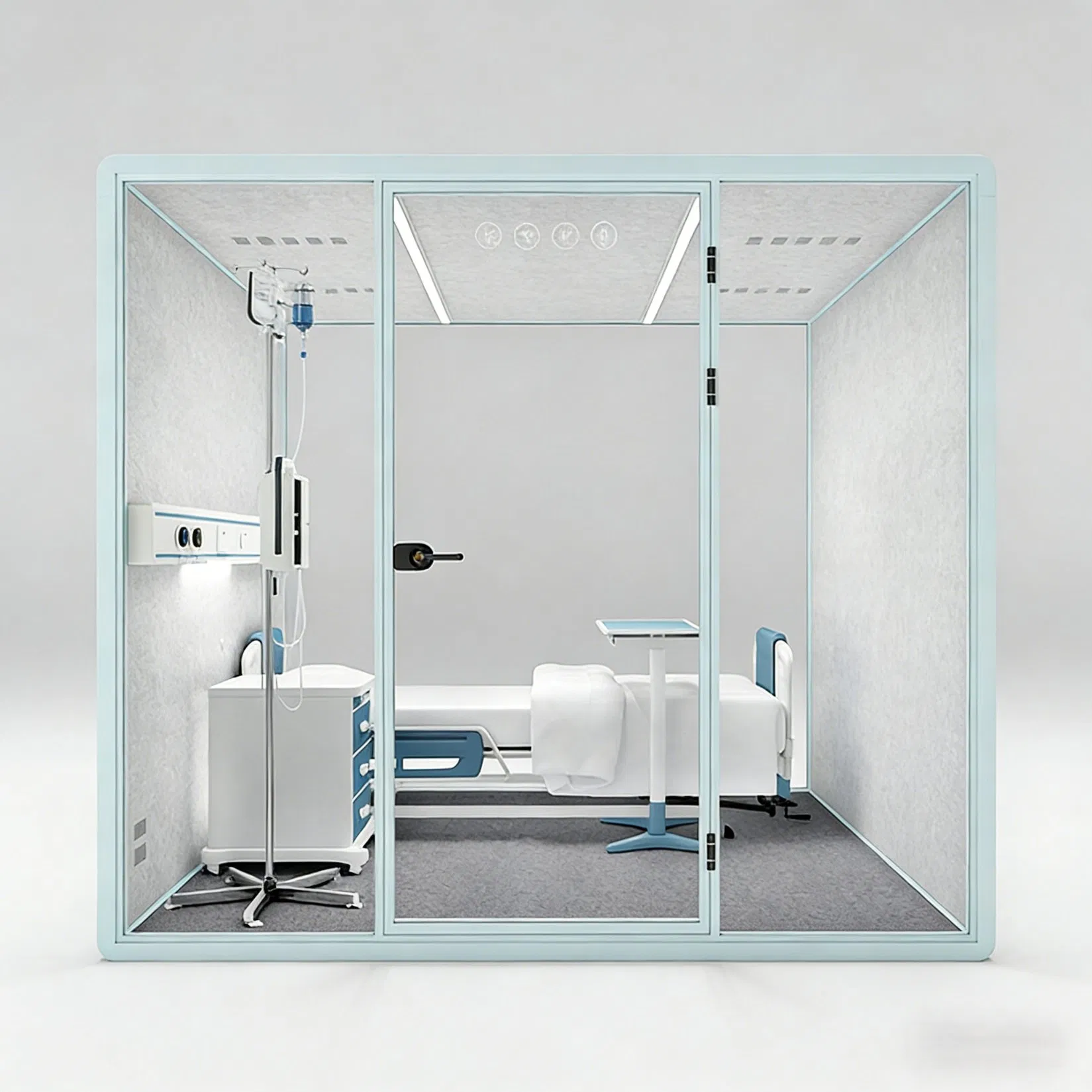 High-Quality Square Office Telephone Booth Soundproof Meeting Pod