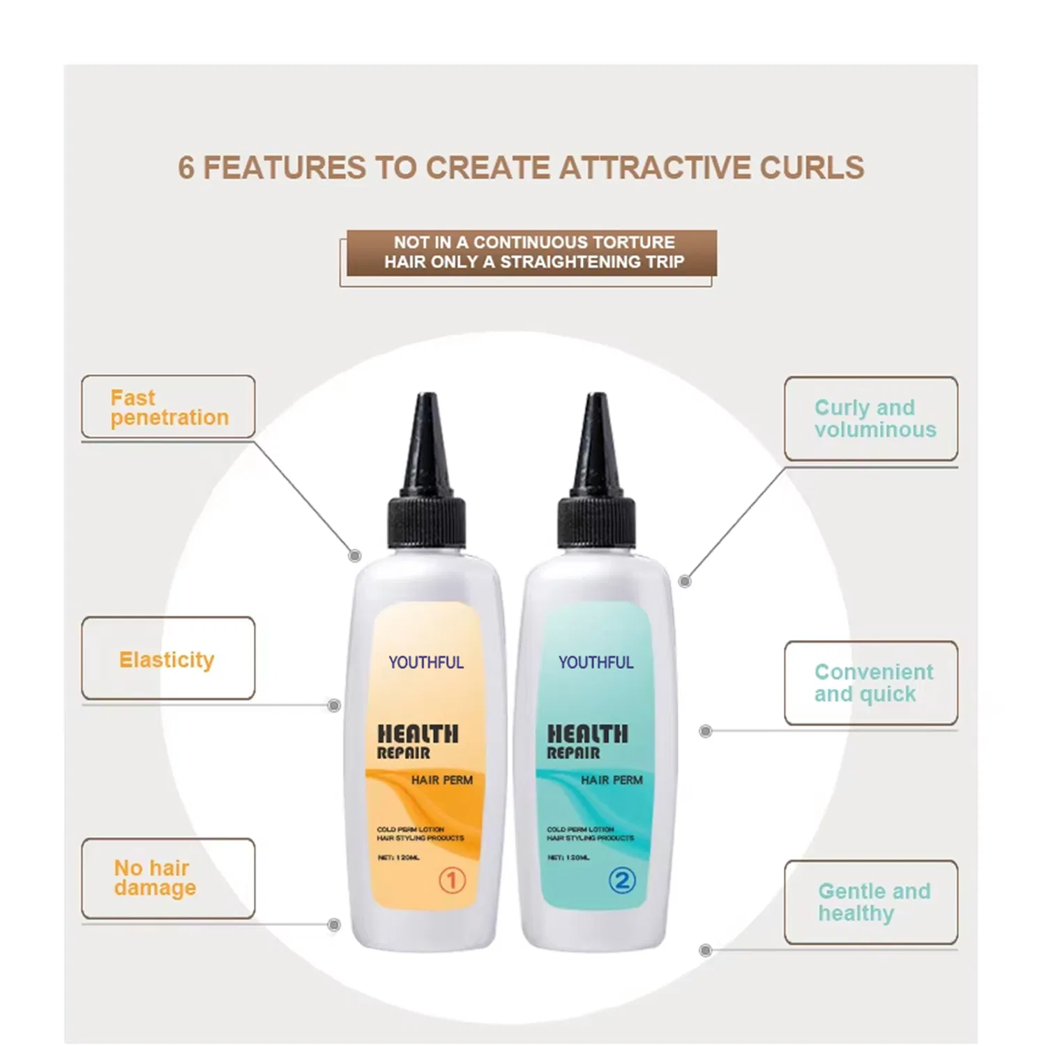 Beauty Hair Permanent Wave Hair Cold Perm Lotion