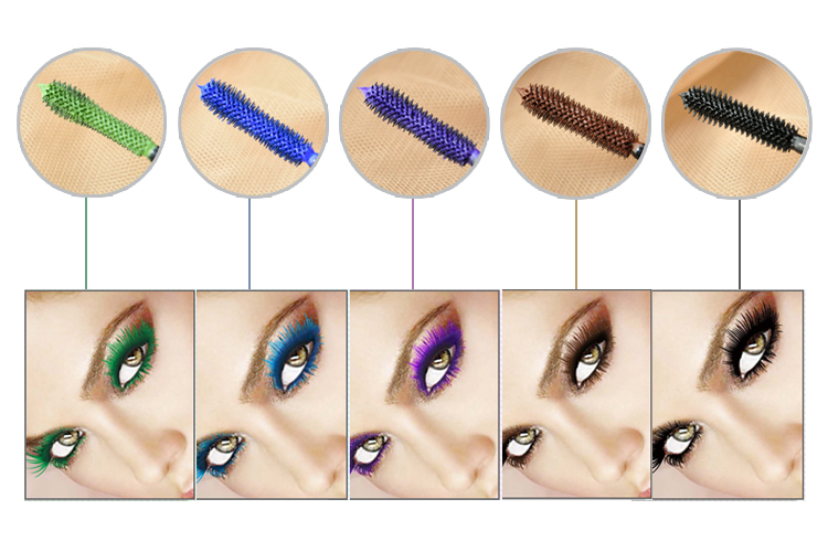 Mascara High Quality White Embossed Leather Long Lasting Curling Mascara