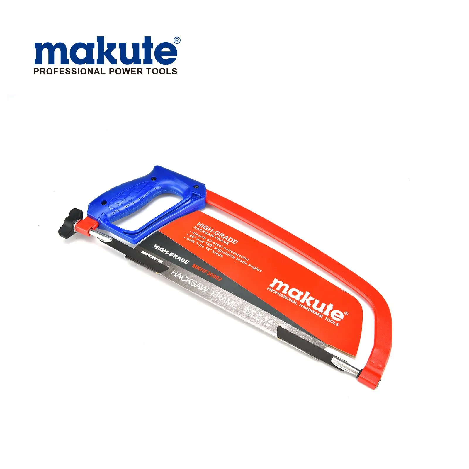 Makute Adjustable Plastic Sprayed Round Pipe Hacksaw Frame Mkhf30002