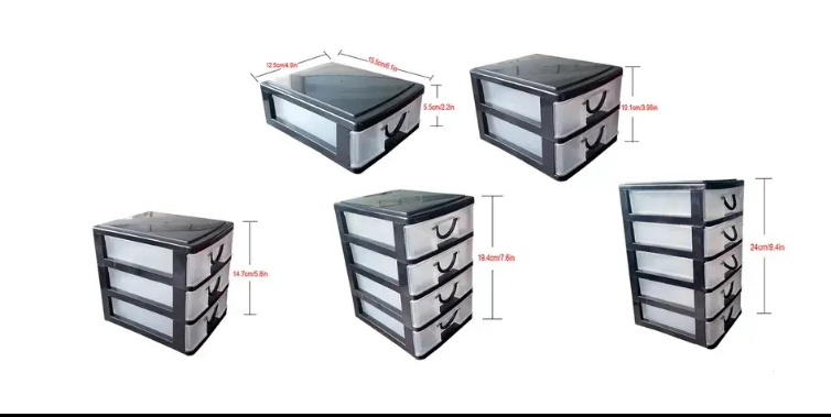 Plastic Convenient Drawer Storage Box Small Desktop Storage Drawers
