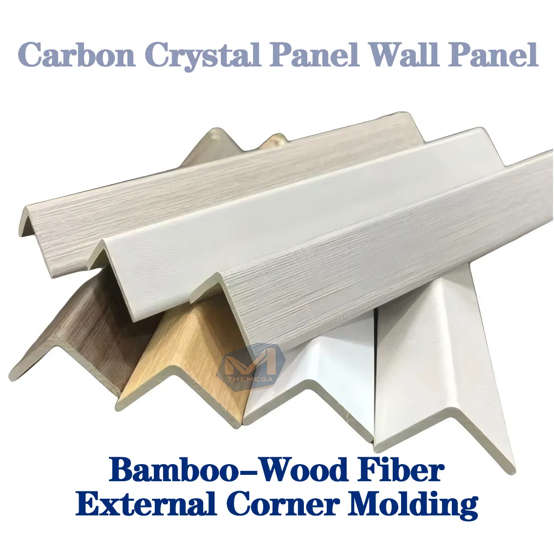 Bamboo and Wood Fiber Wood-Grain Corner Decorative Trims, Integrated Corner Protection