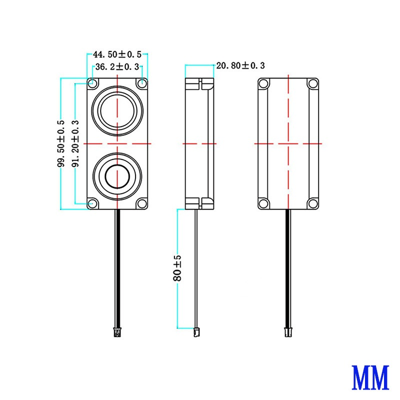 Slim and Small Bluetooth Speaker IP44 Design LED Bathroom Mirror and Furniture 12V Input Plastic Amplifier Speaker