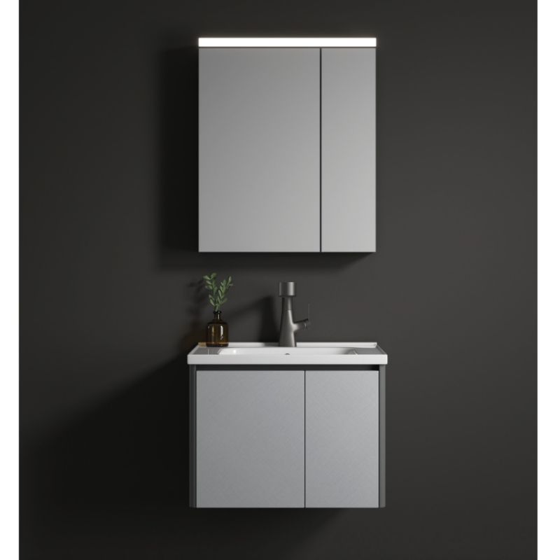 Elegant Gold-Accented Modern Bathroom Vanity Cabinet for Stylish Spaces