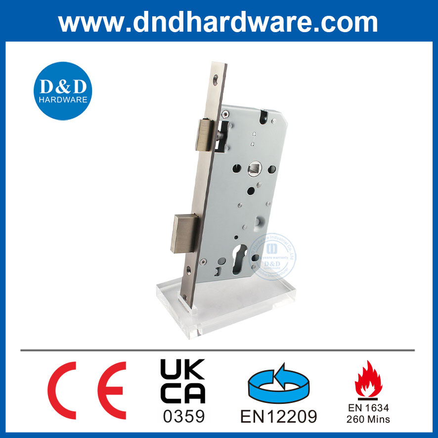 CE Certificate SS304 Door Accessory Mortise Door Lock Fire Rated Sash Lock
