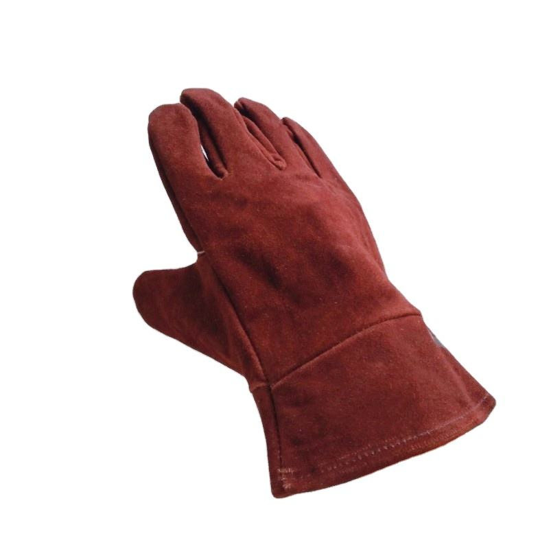Premium BBQ Heat Resistant Cowhide Leather Cooking Gloves