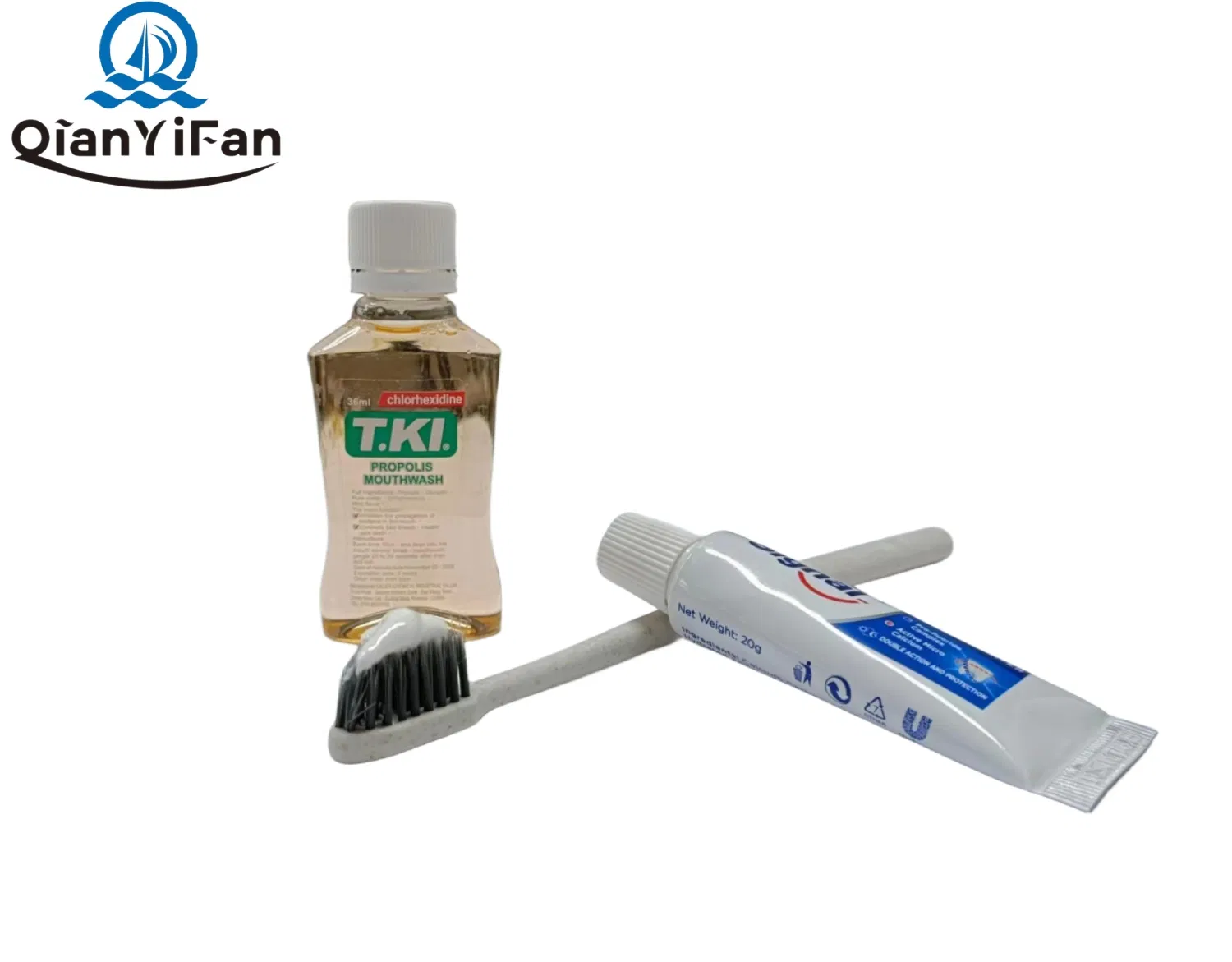 Hotel Mouthwash for Fresh Breath Individual Mini Mouthwash Packaged in Small Bottles for Easy Portability, Suitable for Travel Hostel Resort