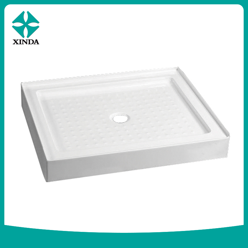 90X90cm Customized Fan Shape Pan Acrylic Shower Tray