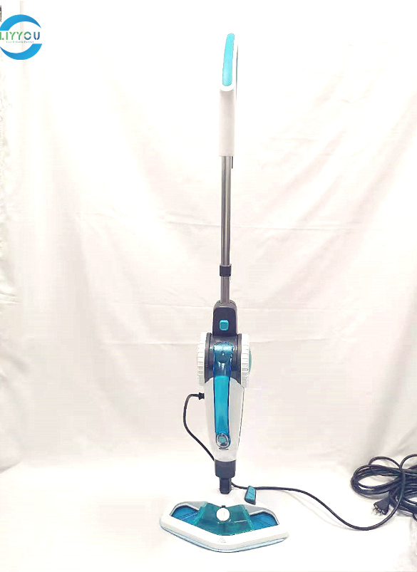 10-in-1 Steam Mop with Handy Detachable Handheld Unit