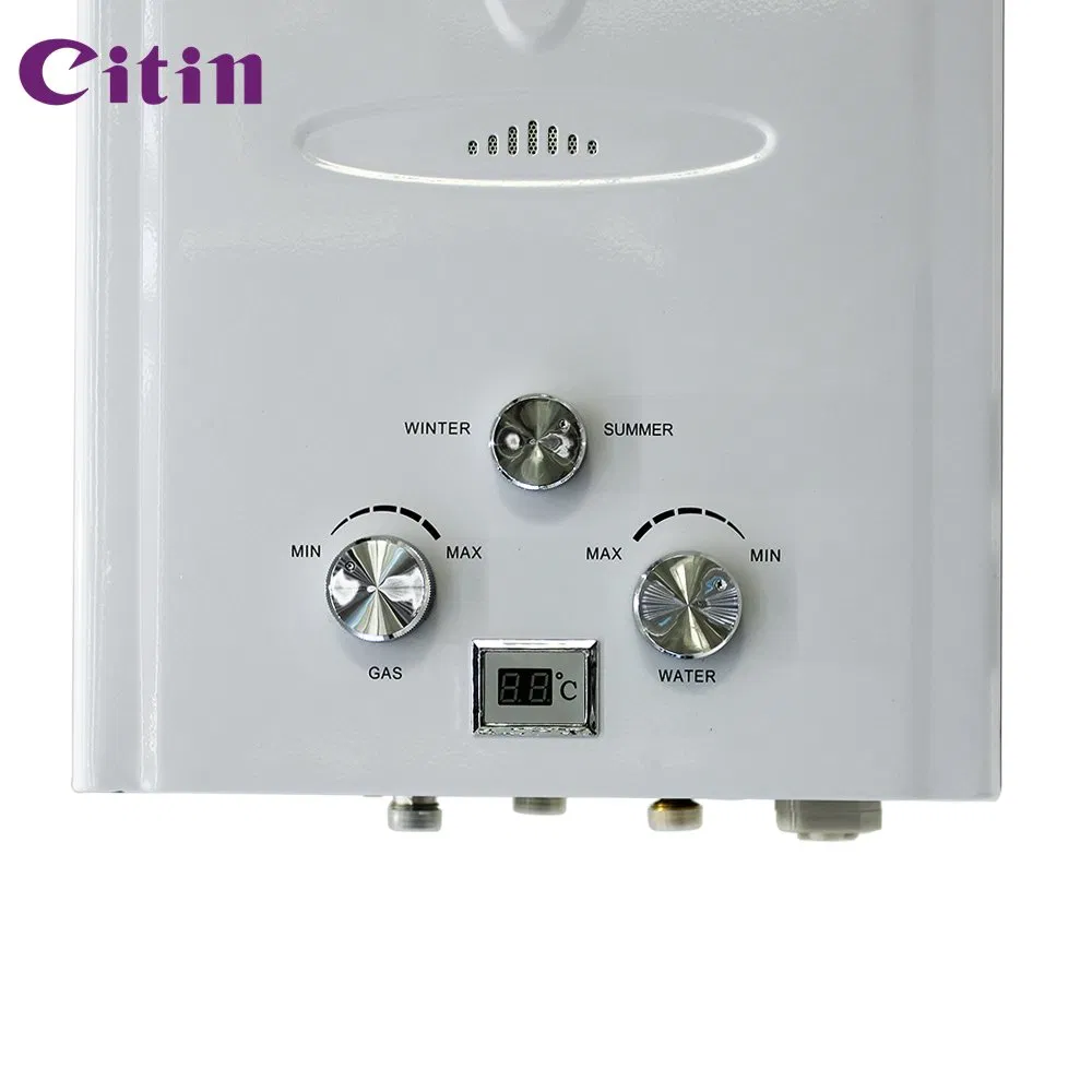 Проточный газовый водонагреватель с медным баком 6-12л