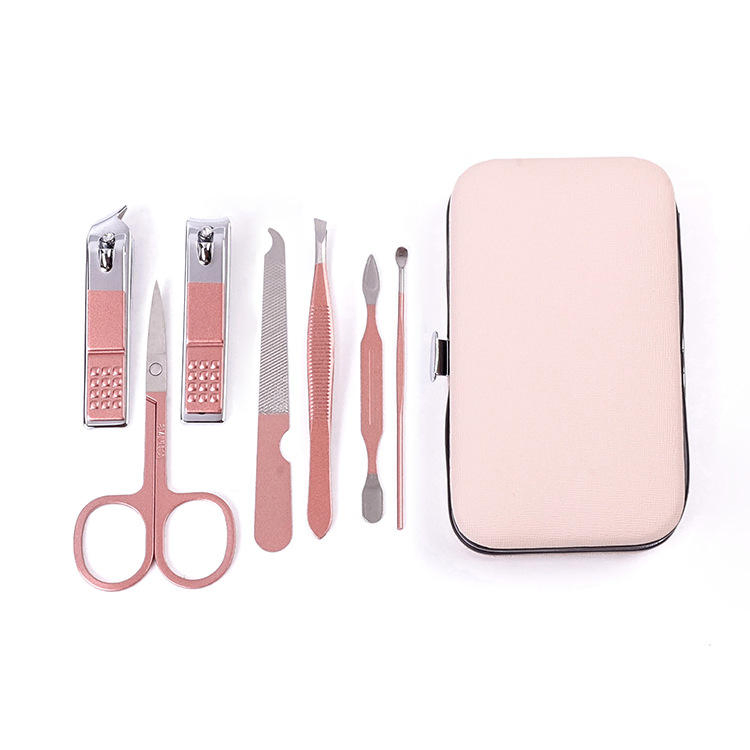 Premium Rose Gold Nail Clippers Set for Travel