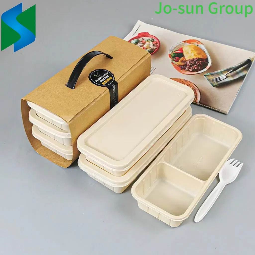 Jo-Sun Disposable Cornstarch Lunch Food Packaging Box