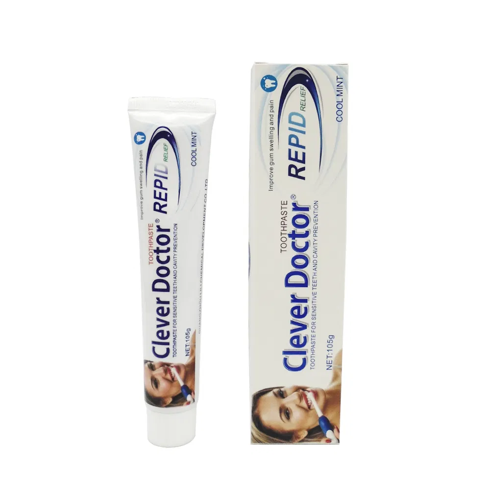 Clever Doctor High Quality 105g Teeth Fresh Breath Cool Mint Flavor Toothpaste