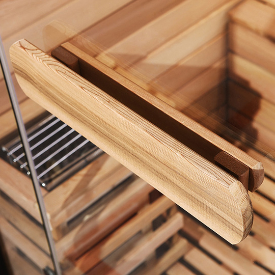 Одноместная деревянная сауна для дома