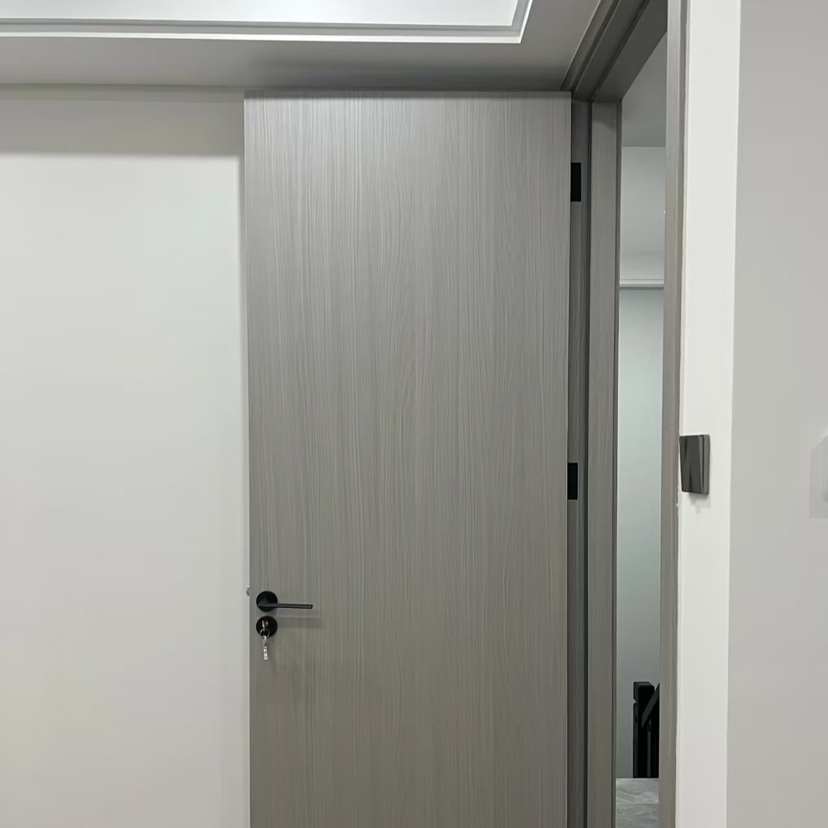 High-End Walnut Soundproof Wooden Door