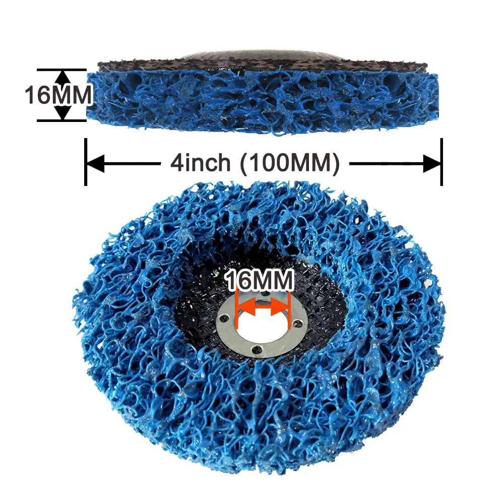 100% Original 4 Inch Sanding Pad Strip Disc Stripping Wheel for Angle Grinder Paint Stripper Wheels Clean and Remove Paint, Rust Welds, Oxidation