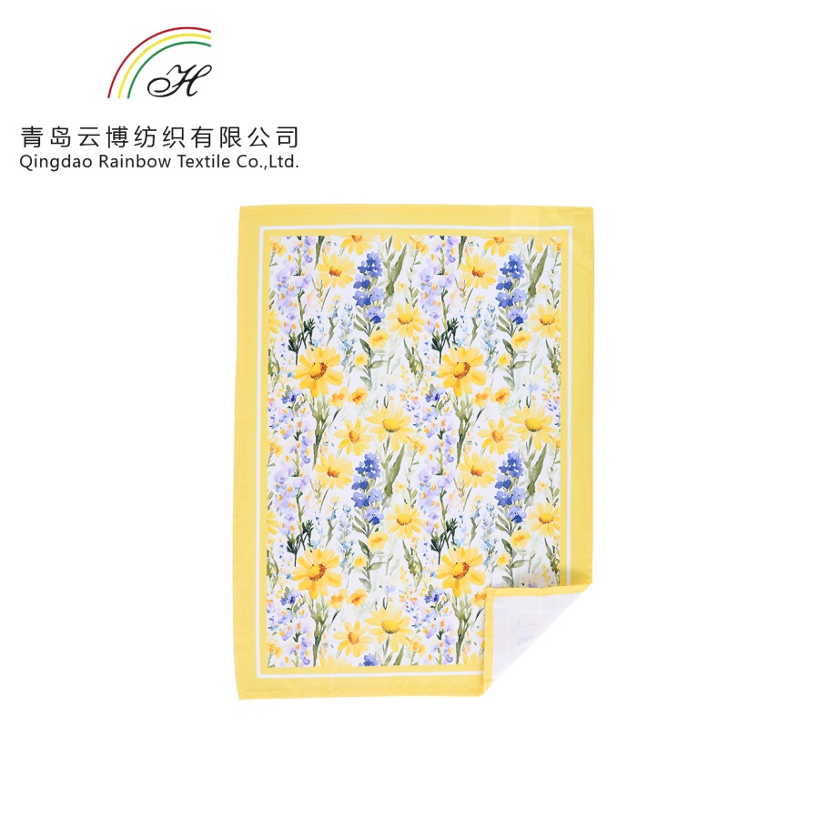 Custom Printed 100% Cotton Cheap Tea Towels Made in China