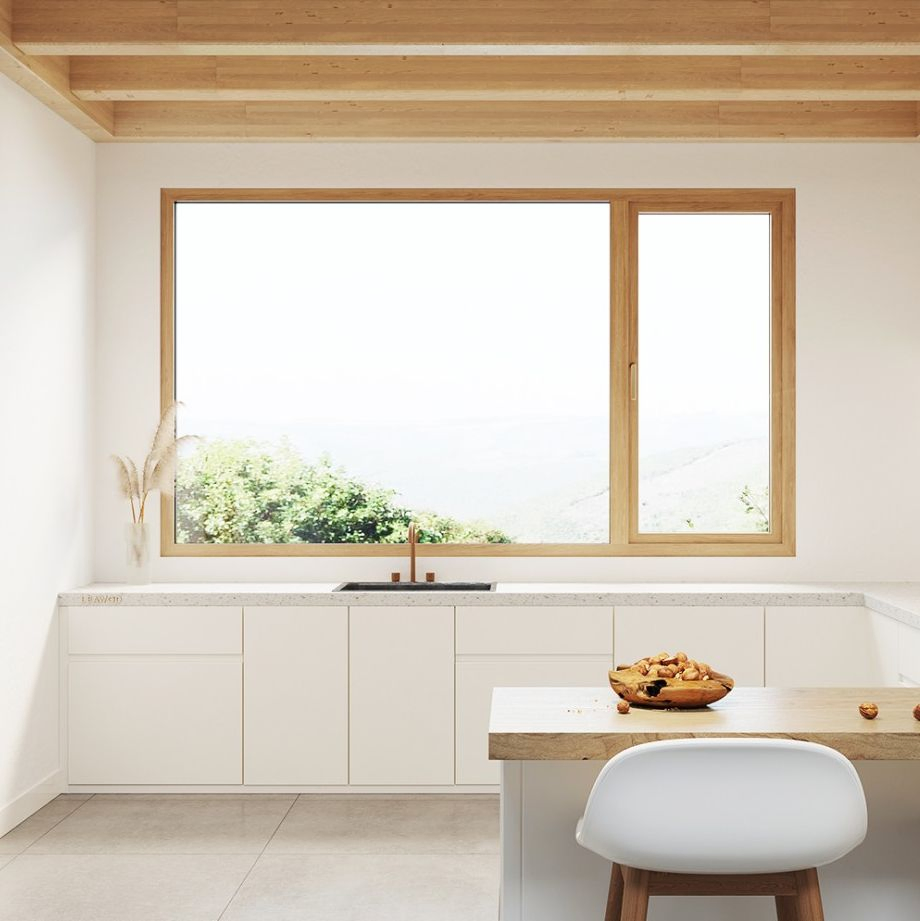French Style Push Open Aluminium Casement Windows with Double Glass for Home