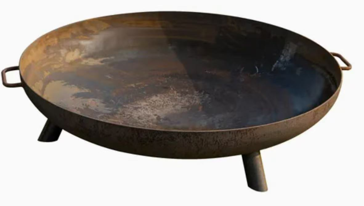 Кострище Corten Steel 2-в-1 для барбекю и обогрева