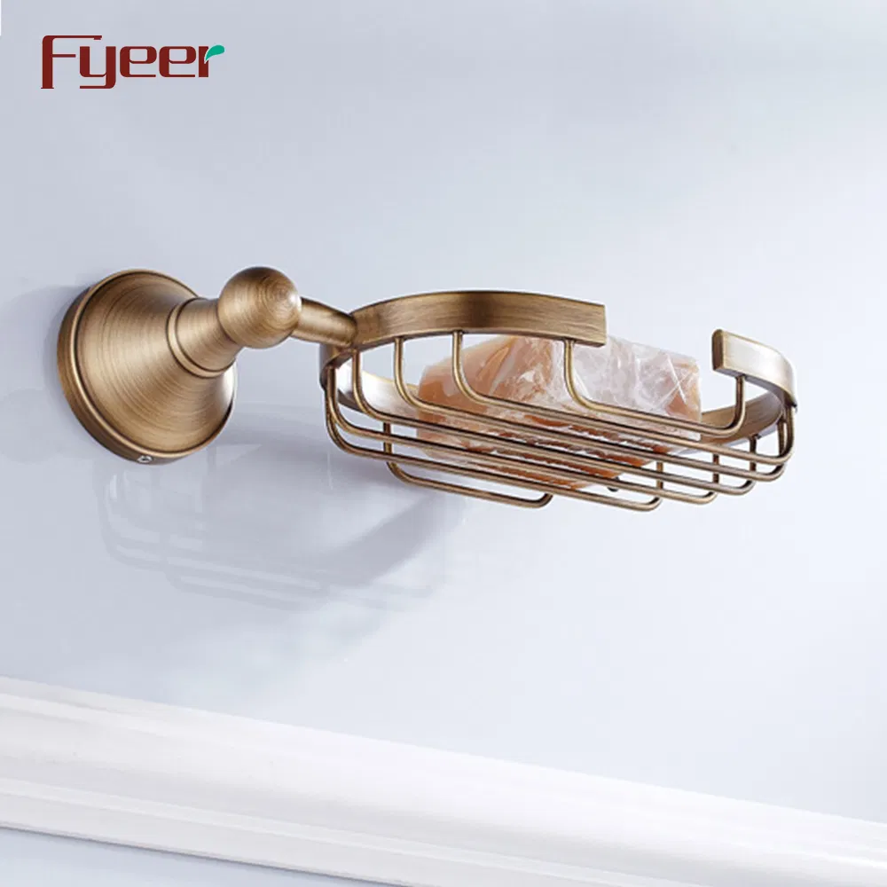 Мыльница настенная Fyeer Antique Brass