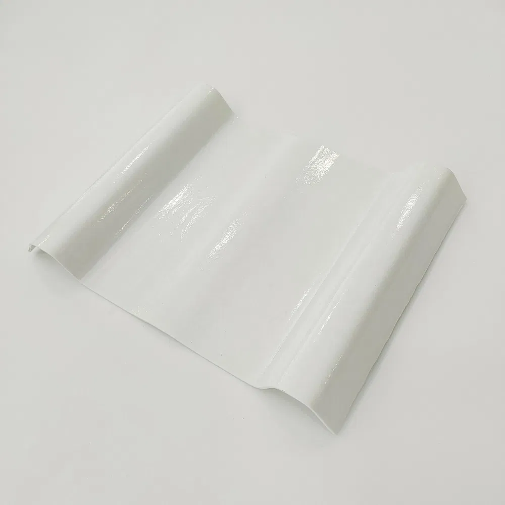 FRP White Opaque Corrugated Roofing and Cladding Sheet