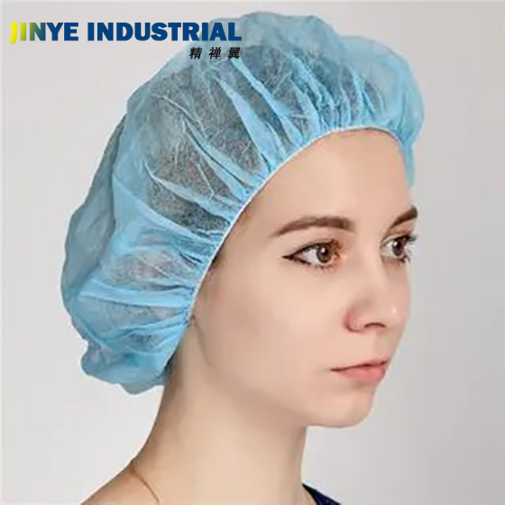 Women Men Adult Non-Woven Bouffant Hair Cap