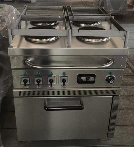 Marine 15kw 4 Hot Plate with Oven Electric Cooking Range