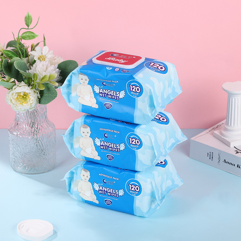 Organic Cotton Food Graded Flushable Biodegradable Baby Disinfect Soft Wet Wipes