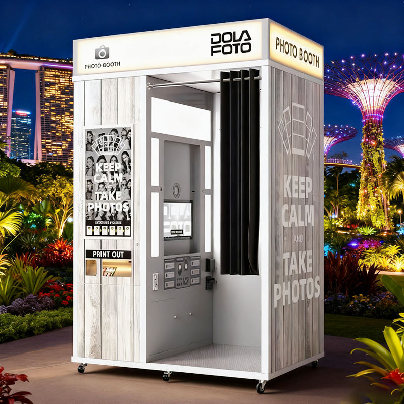 Photo Booth Automatic Photo Booth DSLR Touch Screen Receipt Photo Booth