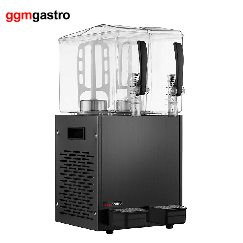 Commercial 2 Tanks Electrical Drink Cold Beverage Machine Fruit Juice Dispenser