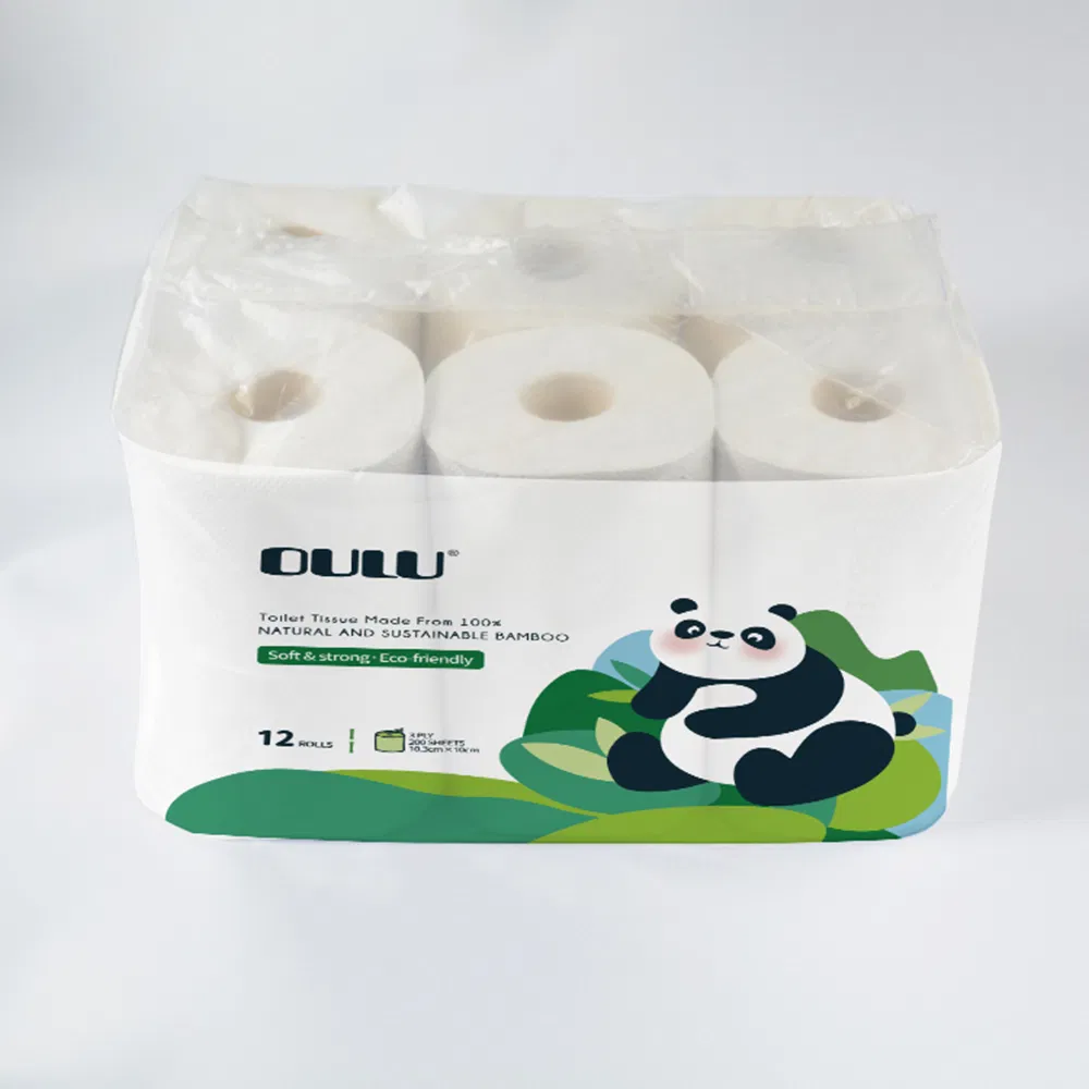 Wholesale Price Hygienic Bamboo Toilet Jumbo Roll Tissue Paper for Bathroom