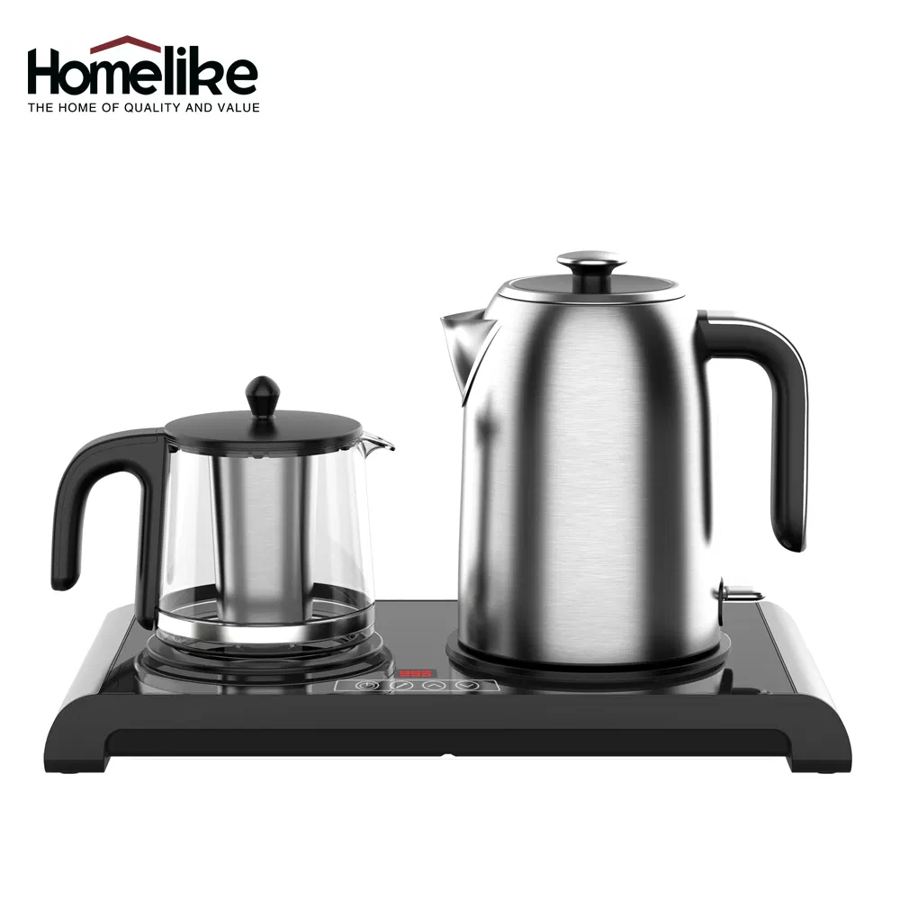 Household Appliance Hotel Coffee and Tea Kettle Tray Set Automatci 1.7L Electric Hotel Coffee and Tea Maker Machine