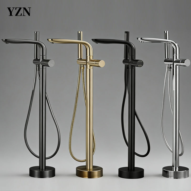 Смеситель для ванны YZN, вертикальный, из нержавеющей стали