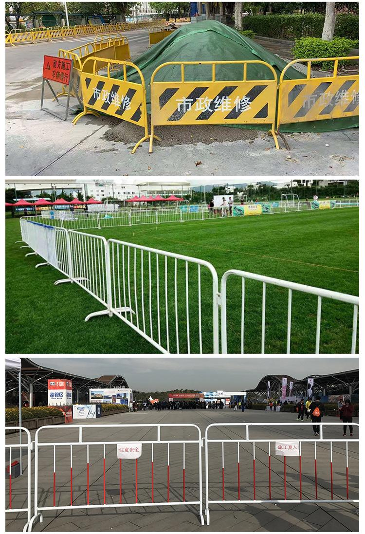 Temporary Crowd Control Barrier, Galvanized Pedestrian Barriers, French Barricade