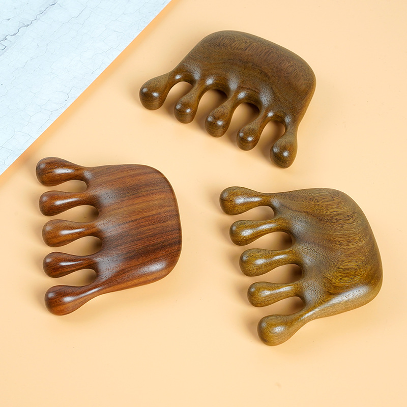 Five-Tooth Head Meridian Massage and Whole Hair Treatment Comb