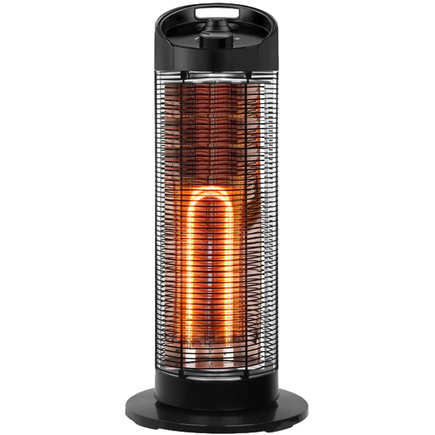 Outdoor Portable Black fashion Mini Quick Air Electric Space Heater Carbon Fiber Infrared Heater