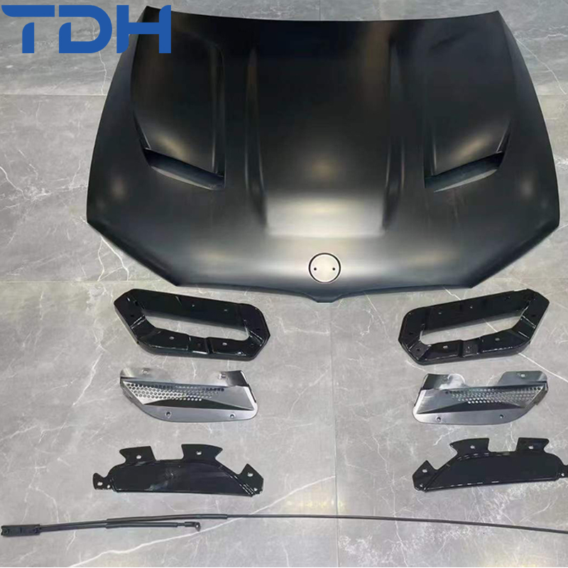 Передний и задний бампер PP для BMW 5 серии (F10/F18) в стиле G30/G38 LCI M5 с капотом CS