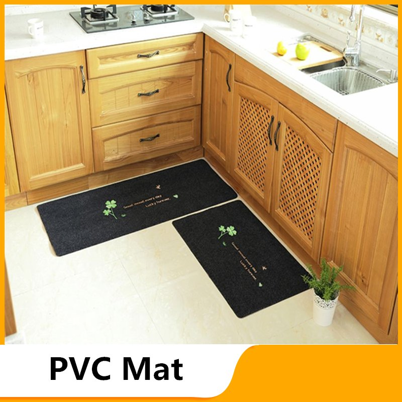 Kitchen Anti-Slip Mats Polyester Velour TPR Backing Door Mats