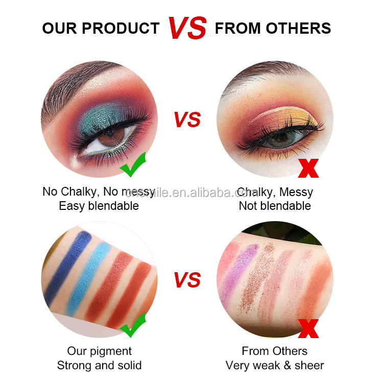 Premium Matte Glitter Eye Shadow Palette for Private Label