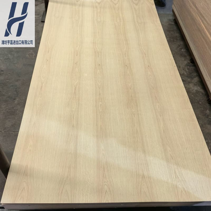 Hengjia 3-18mm Natural Veneer White Oak Plywood for Furniture