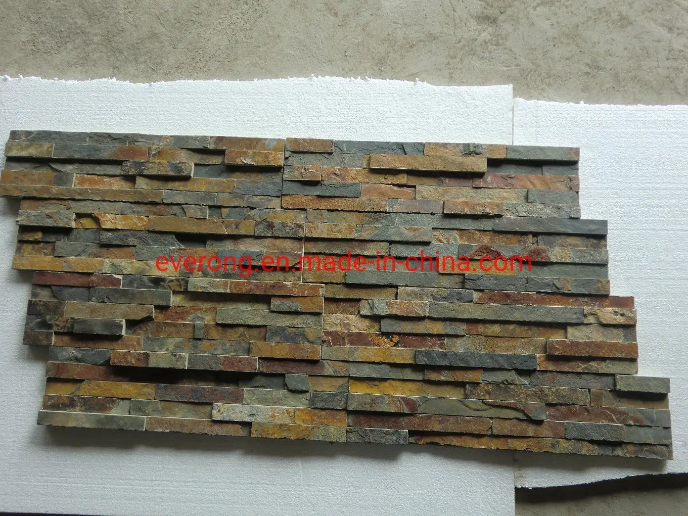 China Hot Natural Slate Stack Stone Culture Wall Slate Stone