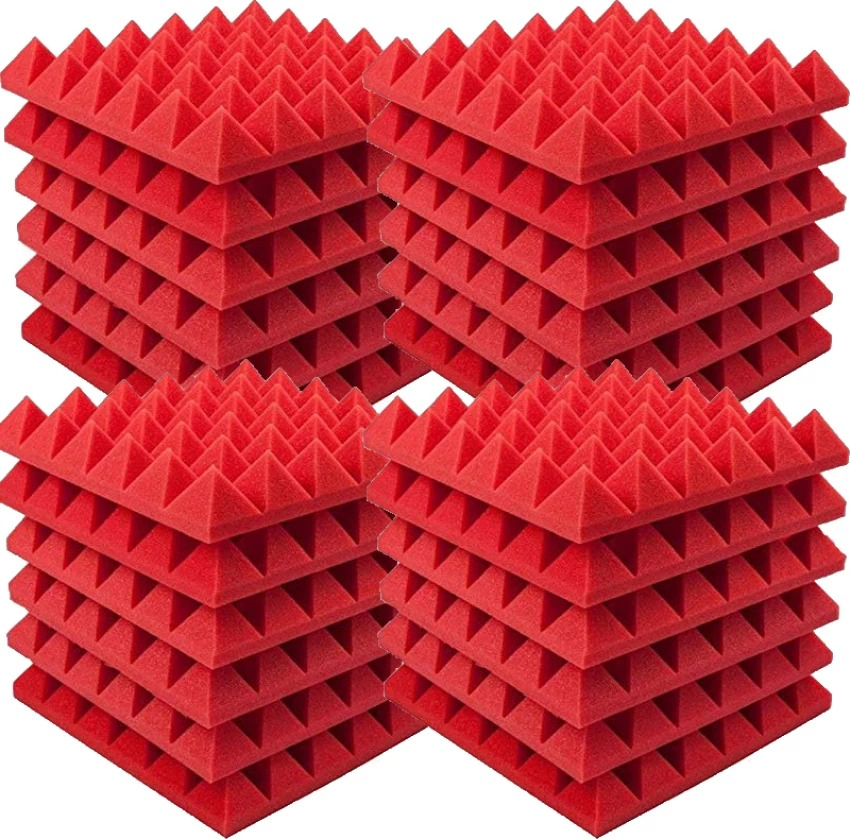 High Density and Fire Resistant Pyramid Acoustic Panels for Wall and Ceiling