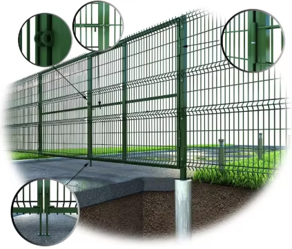 Забор 3D сварная сетка для сада и фермы