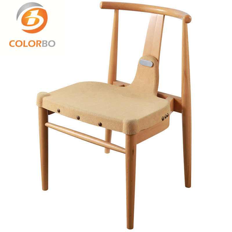 Nordic Style High-End Solid Wood & Polyester Decorative Chair Professional Seating Industry