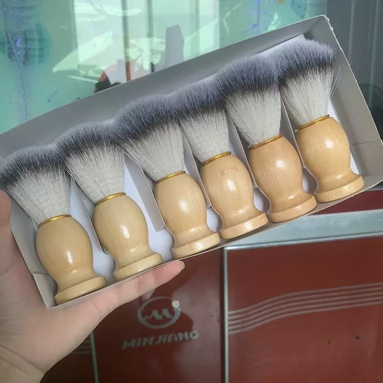 Wooden Handle Boar Bristle Badger Hair Brush Beard Brush Beard Shaving Brush