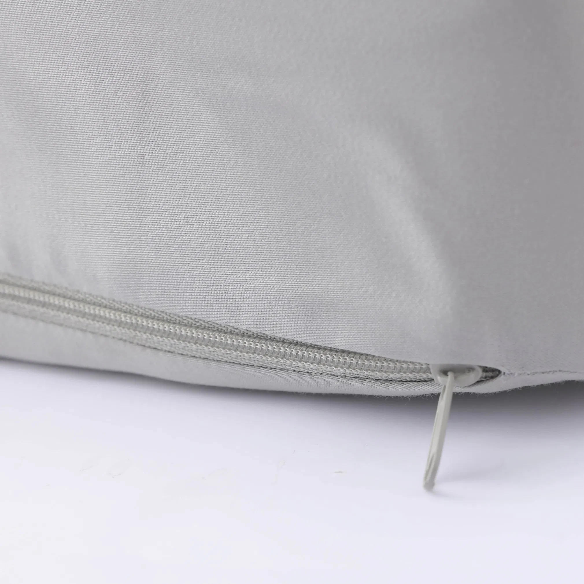 Bed Product Soft Solid Color Comfortable Bamboo Pillowcase with Zipper Closure