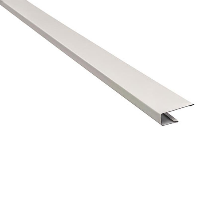 . 017'' Thick Aluminum J Channel J Trim for Soffit